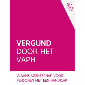 Logo Vergund door het VAPH